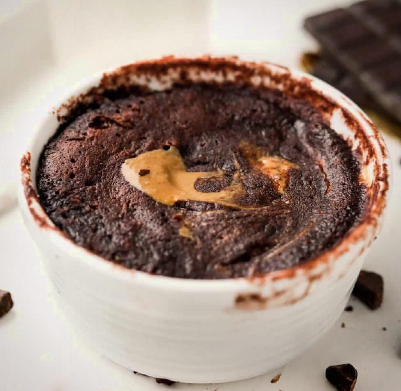 Featured image of post Peanut Butter and Chocolate Mug Cake